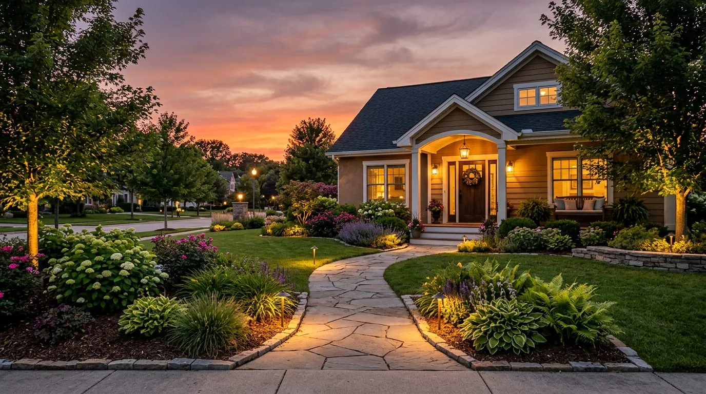 Finish with a yard that feels welcoming year-round inspiration for a front yard landscape.